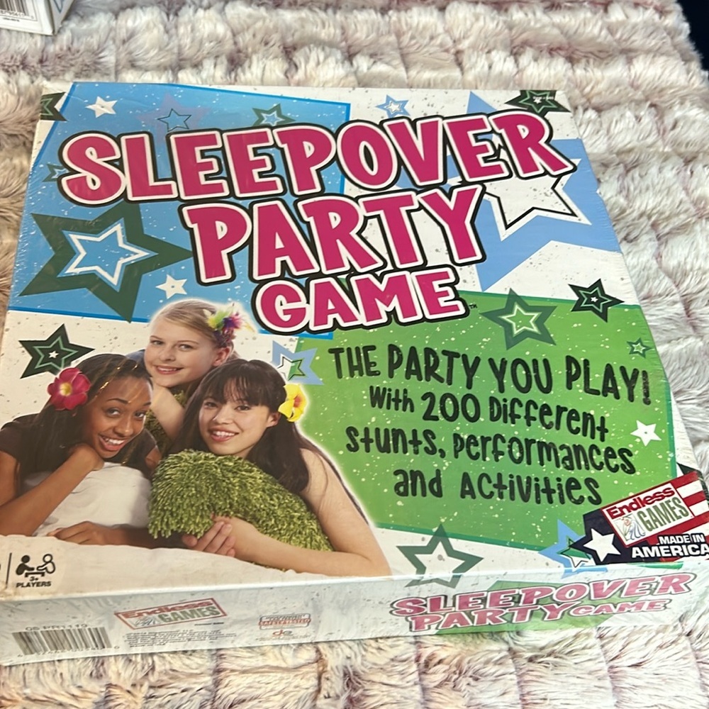Sleepover party Game 200 different stunts , performances and activities